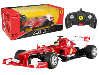 Afstand bestuurbare auto - Ferrari F1 - rood - 26x13x7 cm