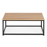 Salontafel industrieel - metaal - krasbestendig - 90x48 cm