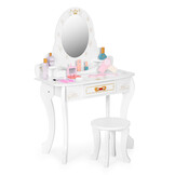 Kaptafel kind - hout - inclusief krukje