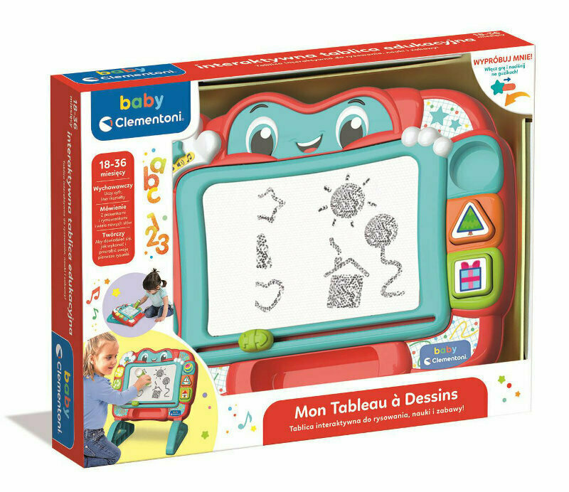 Magnetisch tekenbord - 18 maanden+ - stimuleert verbeelding - 48x37x7cm