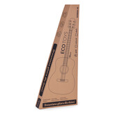 Kindergitaar - hout - 6 snaren - 86x31x8,5 cm - roze