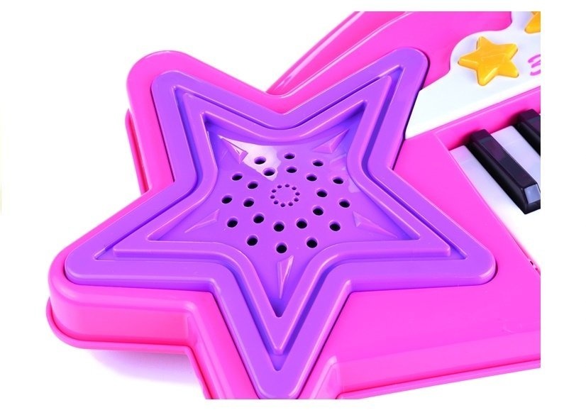 Kinder keyboard - roze - opnamefunctie - 37 toetsen