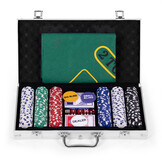 Set poker game - transportkoffer - 300 chips - speelmat