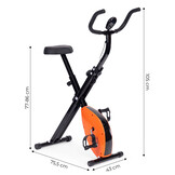 Hometrainer - opvouwbaar - verstelbaar zadel