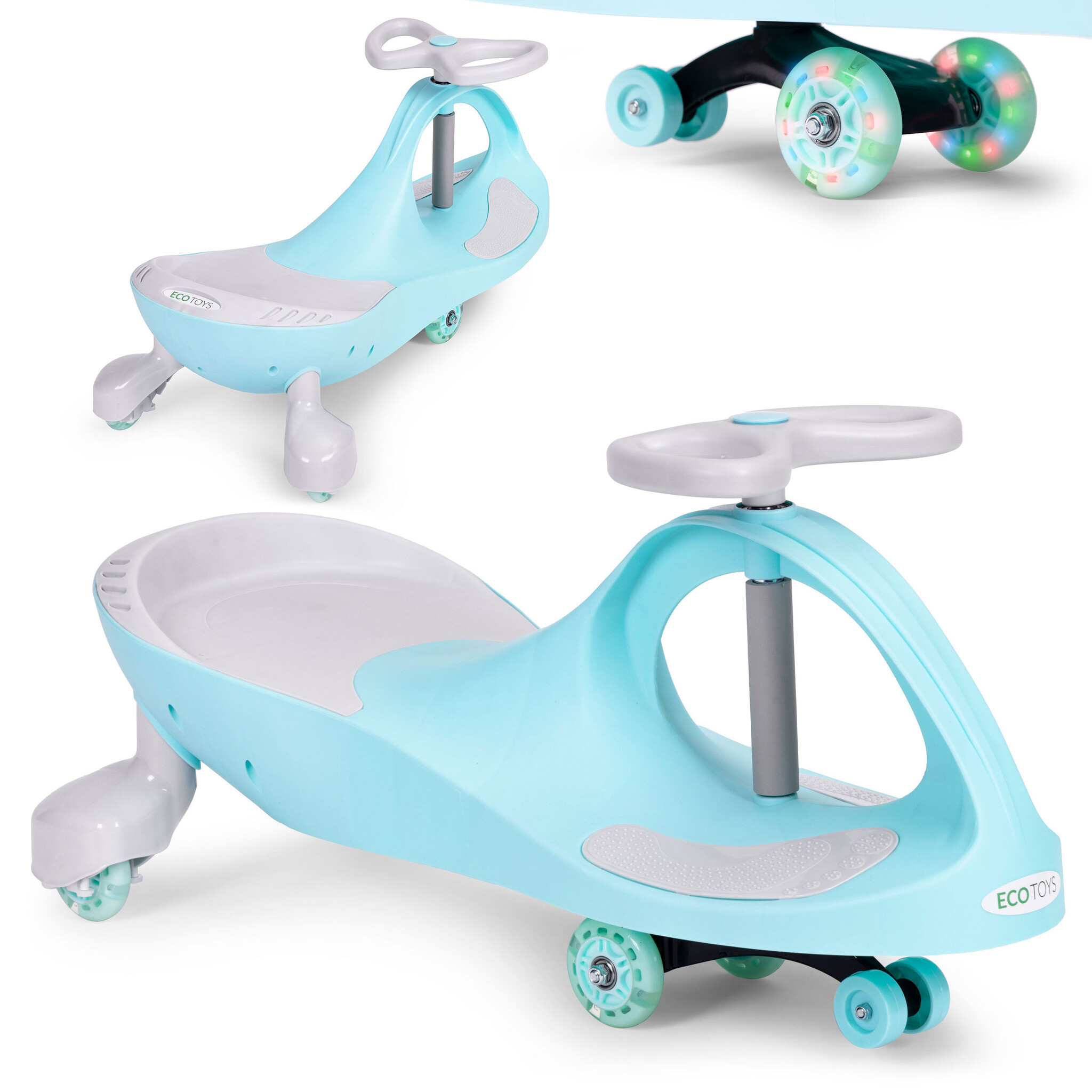 Wiggle car - wiebelauto - met LED-verlichte wielen