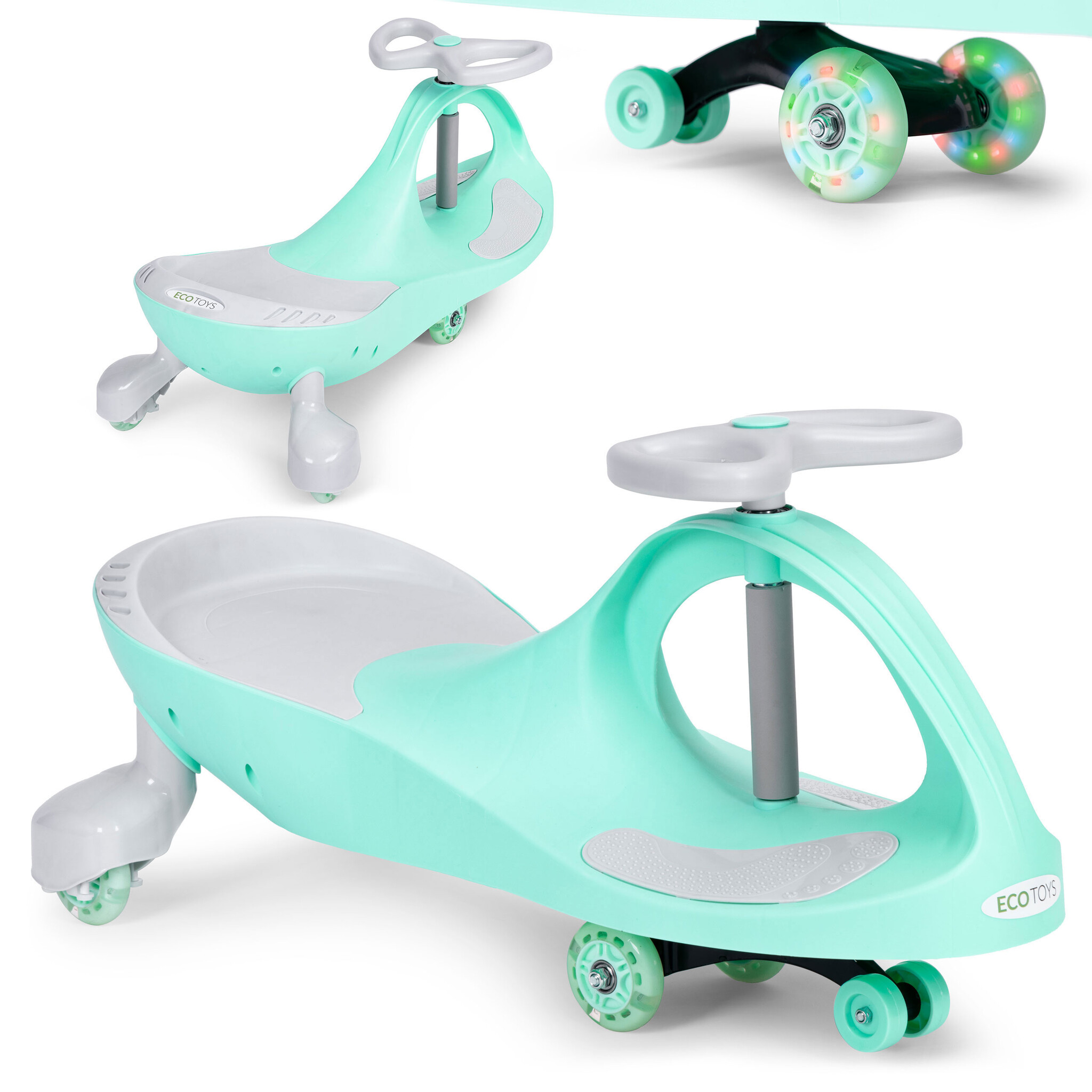 Wiggle car - 3+ jaar - binnen/buiten - LED wielen