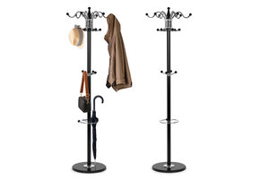 Staande kapstok - metaal - 172 cm - 16 haken