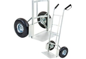 Steekwagen - gegalvaniseerd - opblaasbare wielen - tot 250 kg