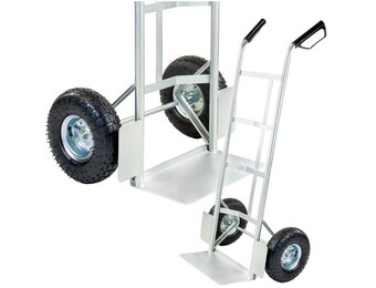 Steekwagen - gegalvaniseerd - opblaasbare wielen - tot 250 kg