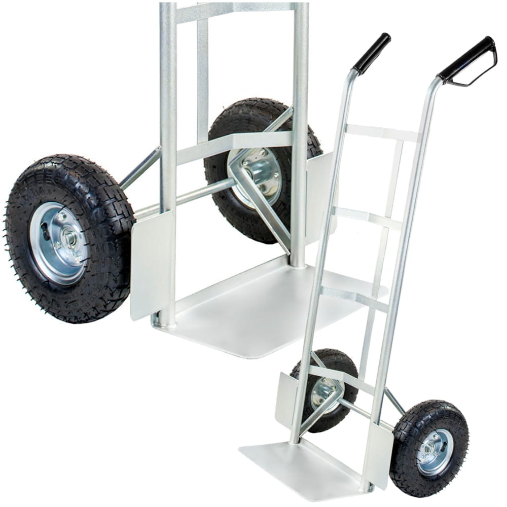 Steekwagen - gegalvaniseerd - opblaasbare wielen - tot 250 kg