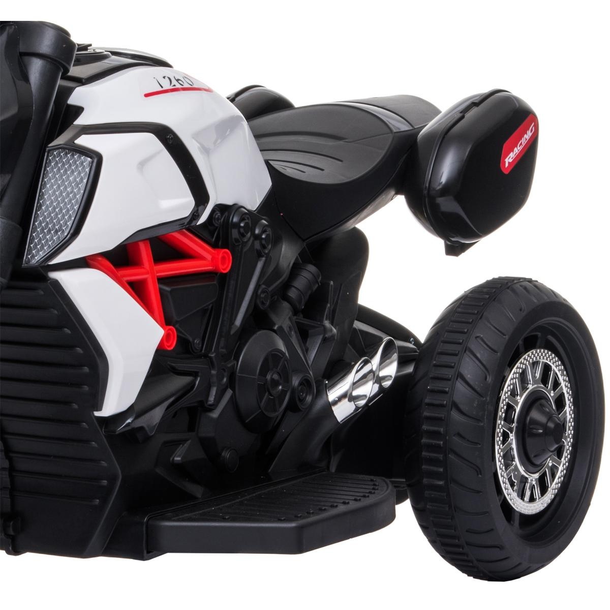 Elektrische kindermotor - 83x38x63 cm - LED-voorlicht- ingebouwde muziekspeler