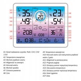 Weerstation - multi-sensor - barometer - 17,5x14x2,5 cm