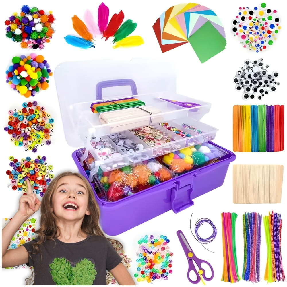 Knutselpakket - 2000+ elementen - 33x19x15cm