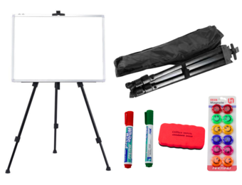 Whiteboard - magnetisch - met accessoires