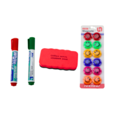 Whiteboard - magnetisch - met accessoires