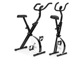 Hometrainer fiets - opvouwbaar - 7 hoogteniveaus - trainingscomputer