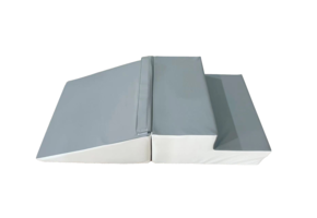 Miniglijbaan van schuim - 25 cm hoog - creme