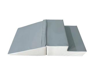 Miniglijbaan van schuim - 25 cm hoog - creme