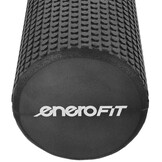 Foam roller - zwart - 90x15 cm - medium-hard