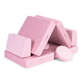 Kinder fauteuil - 8-delig - roze - 120 kg belastbaar