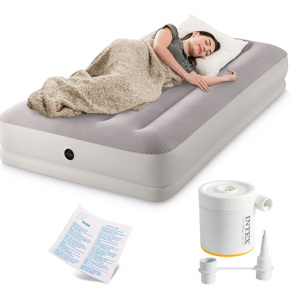 Luchtbed 1 persoons - opblaasbed - INTEX - 191x99x30 cm