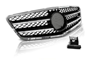 Grill geschikt voor Mercedes W212 09-13 AMG stijl zwart chroom