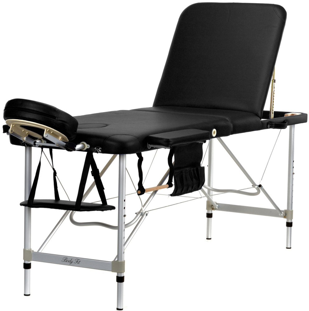 Massagetafel - inklapbaar - 3-segment - verstelbaar 66-87 cm