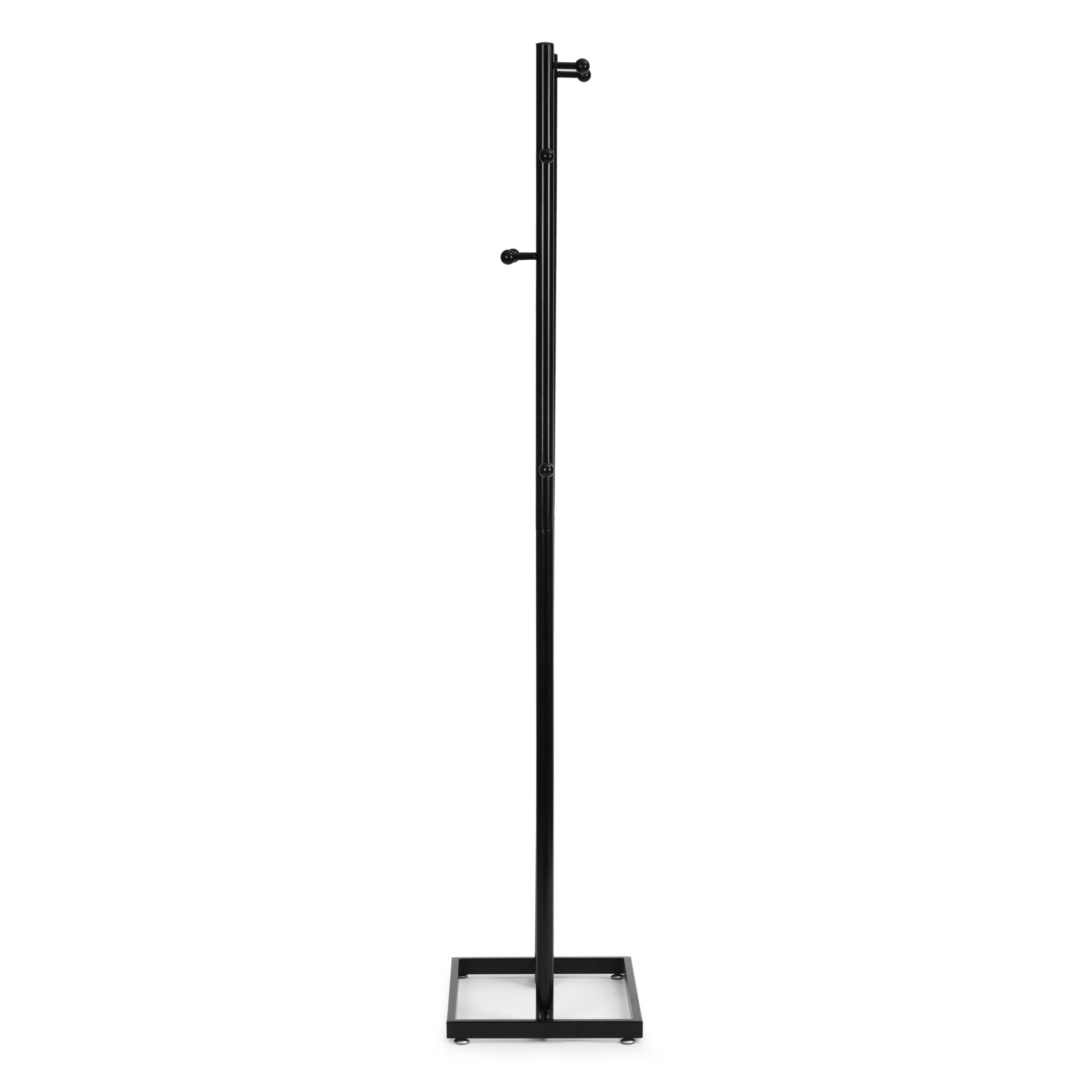 Staande kapstok - zwart - 175 cm - 8 haken
