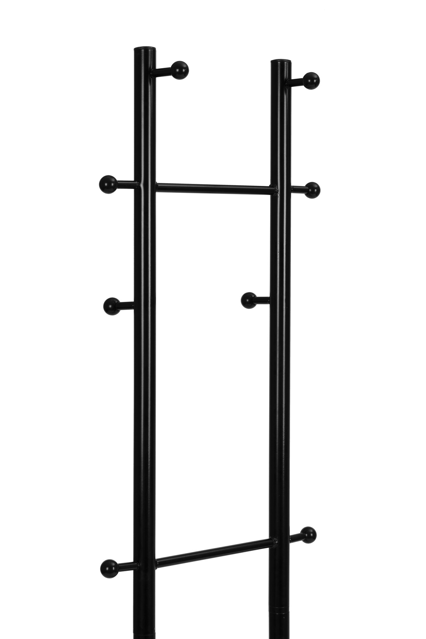 Staande kapstok - zwart - 175 cm - 8 haken