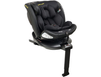 Draaibare autostoel - ISOFIX - stabiliserende poot - R129 i-Size certificering