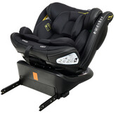Draaibare autostoel - ISOFIX - stabiliserende poot - R129 i-Size certificering