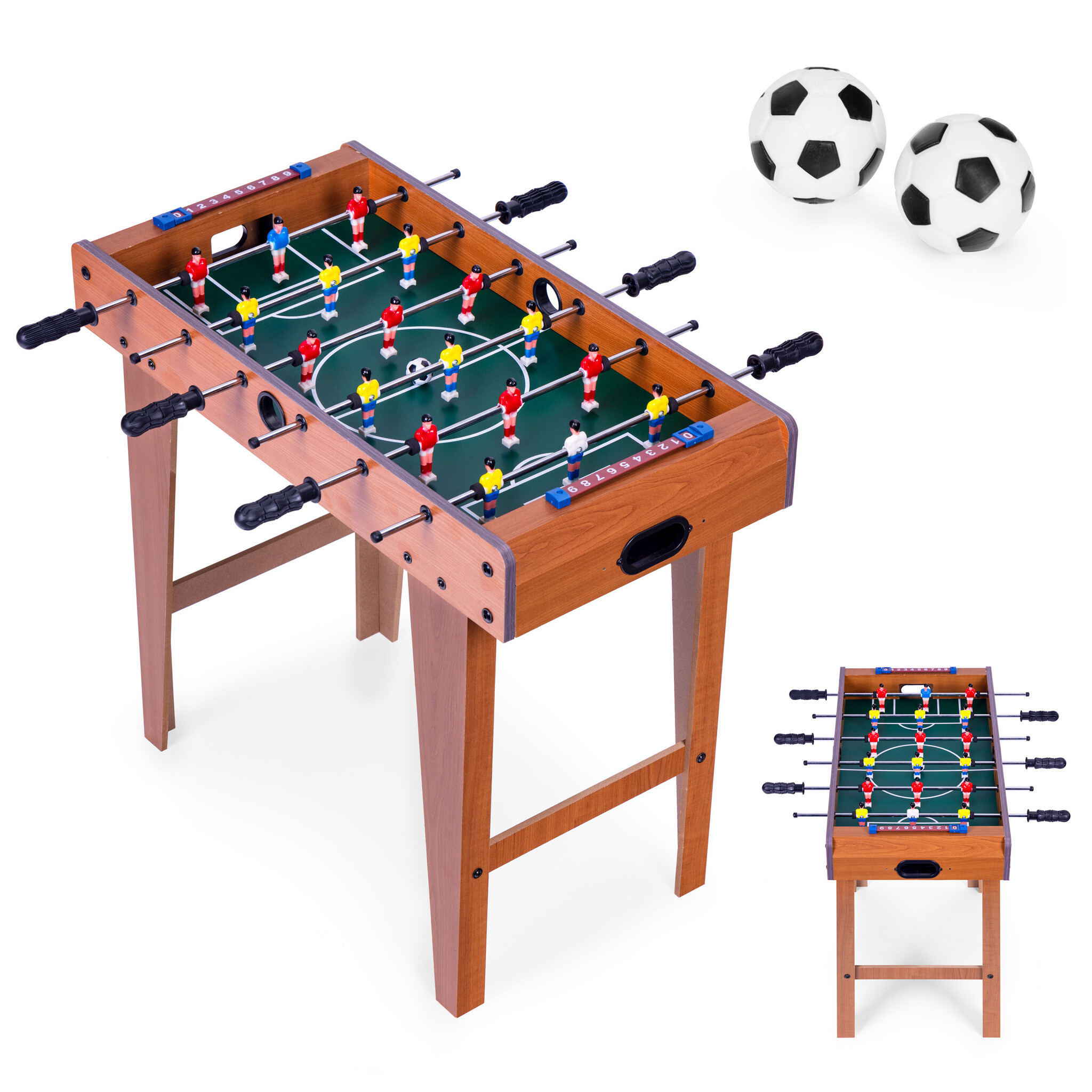 Voetbaltafel - tafelvoetbal - 69x35,5x61 cm