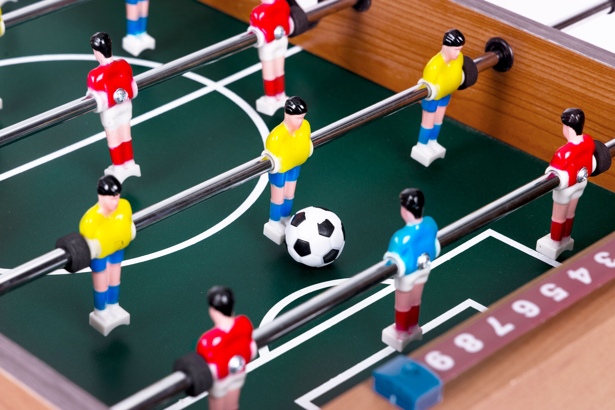Voetbaltafel - tafelvoetbal - 69x35,5x61 cm