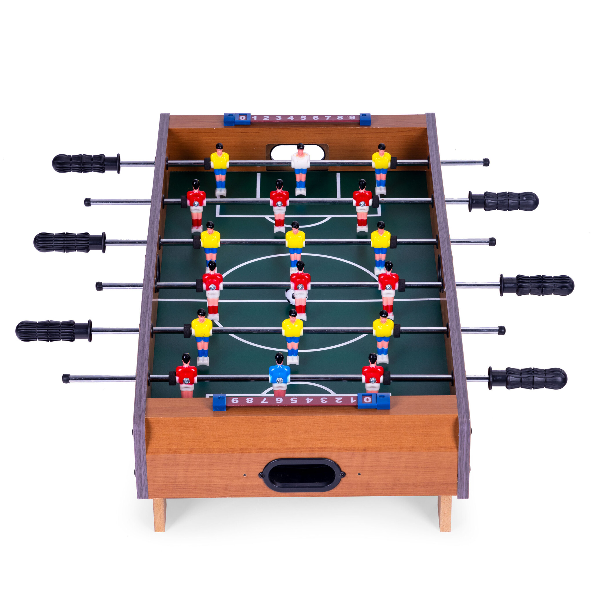 Tafelvoetbal - 32.5x59 cm - antislip handgrepen - 2 spelers