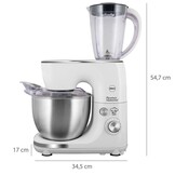 Keukenmachine - 4-in-1 - 5L RVS kom - 600W vermogen