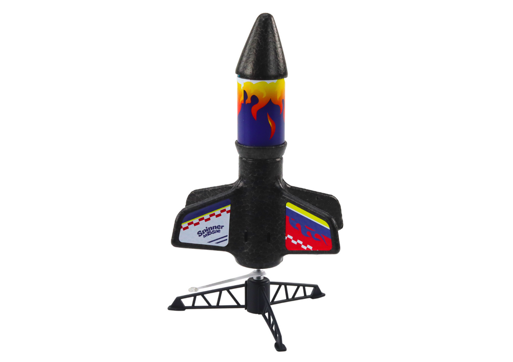 Speelgoed raket - 24 stuks - met parachute - 23x14x9 cm