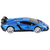 Op afstand bestuurbare raceauto - blauw - transformeerbaar - 47.5x19.5x12 cm