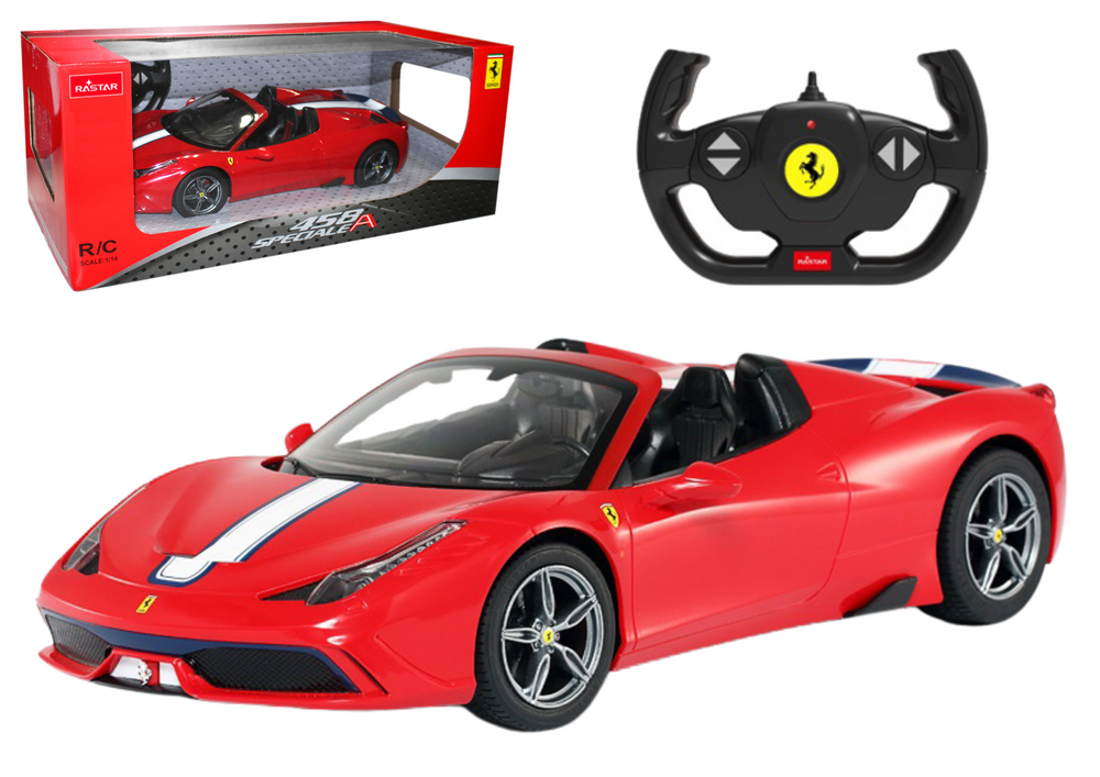 Op afstand bestuurbare raceauto - rood - Laferrari Aperta - 26x13x7 cm