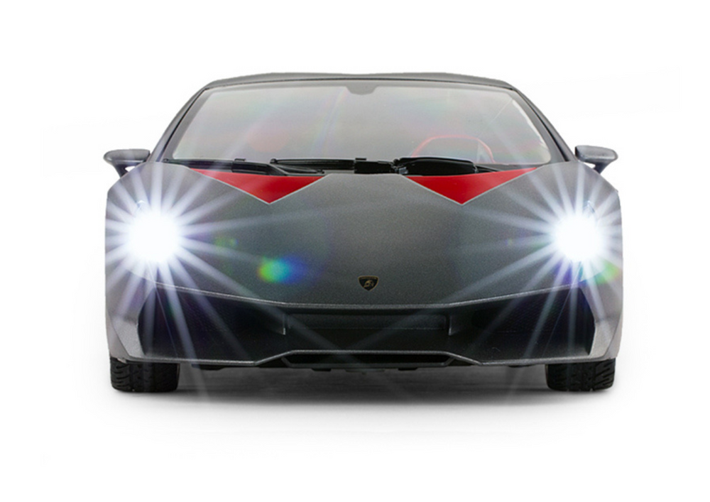 Op afstand bestuurbare raceauto - Lamborghini Sesto - grijs - 26x13x7 cm