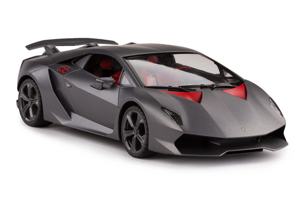 Op afstand bestuurbare raceauto - Lamborghini Sesto - grijs - 26x13x7 cm