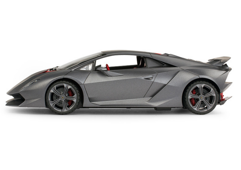 Op afstand bestuurbare raceauto - Lamborghini Sesto - grijs - 26x13x7 cm