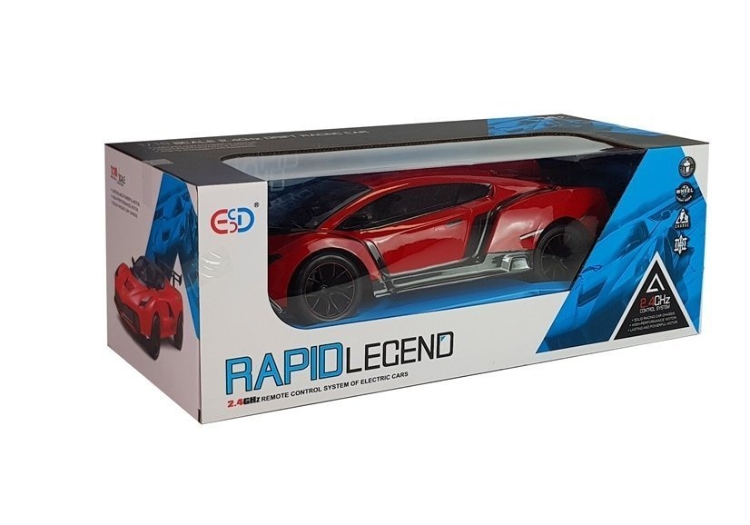 Bestuurbare auto - 44x19x14 cm - PVC plastic - oplaadbare batterijen
