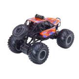 Op afstand bestuurbare monstertruck - oranje - 44x29x28 cm - licht en geluid