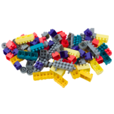 Speeltafel - blauw - 4-in-1 - 35x30x25 cm