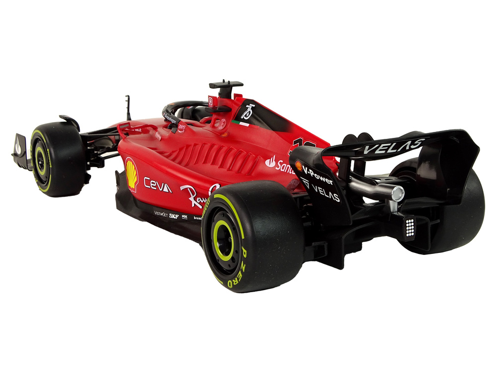 Op afstand bestuurbare raceauto - Racing Ferrari F1 Rastar - rood - 47x11x16 cm