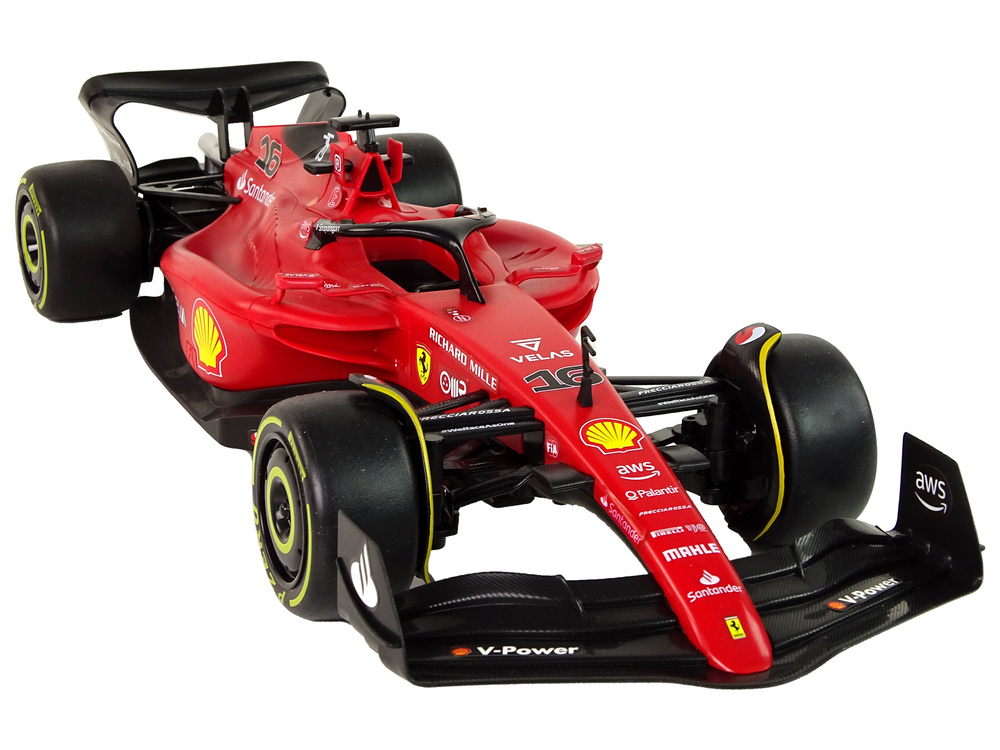 Op afstand bestuurbare raceauto - Racing Ferrari F1 Rastar - rood - 47x11x16 cm