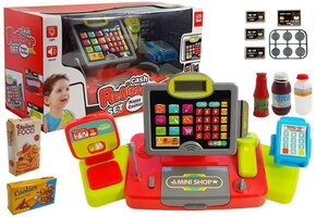 Kassa speelgoed - met weegschaal - kaartlezer - 44x16x22 cm