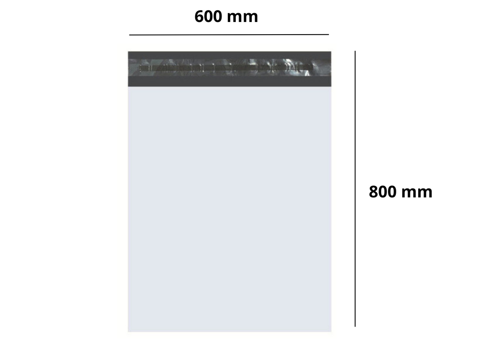 Verzendzakken - 100 stuks - 600x800 mm - waterbestendig
