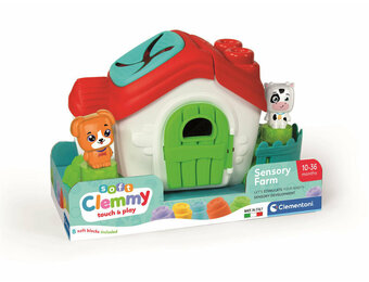 Zachte speelblokken - boerderij set - vaatwasserbestendig - 24x33x6 cm