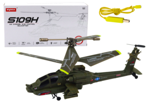 Rc helicopter - Apache model - groen - 3.5 kanalen